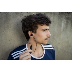 OTTO. Căști magnetice fără fir cu 3 ore de autonomie pe ABS reciclat (100% rABS) - Negru - Personalizat - Img 4