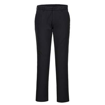 Pantaloni Chino Slim Strech Portwest S232, negru