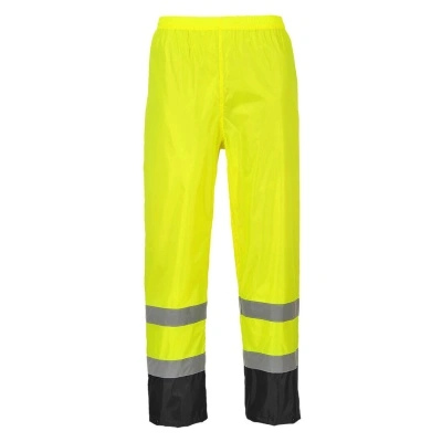 Pantaloni de Ploaie Hi-Vis Classic Contrast Portwest H444, galben reflectorizant (galben/negru)