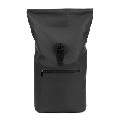 PORTLAND. Rucsac cu închidere rulată din PU, cu buzunar pentru laptop de 16" - Img 3
