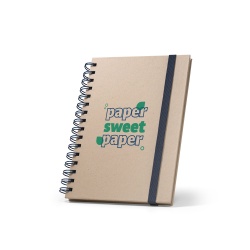 PROUST. Caiet A5 cu inele, cu copertă tare, fabricat din hârtie din trestie de zahăr (80% trestie de zahăr) cu pagini simple - Img 2