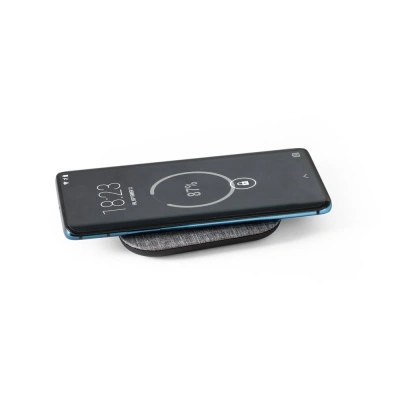RENEWAL CHARGER. Încărcător wireless super rapid de 15W în PET reciclat (100% rPET) - Gri - Img 2