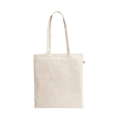 SALZBURG. Sacoșă 100% bumbac organic (180 g/m²) - Natural deschis - Personalizat - Img 3