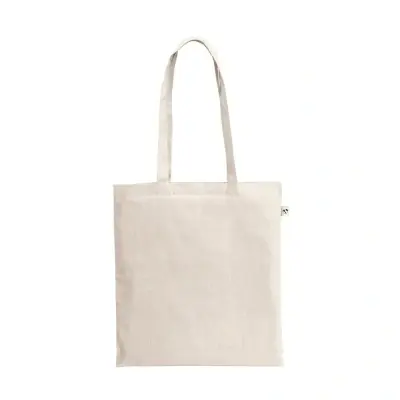 SALZBURG. Sacoșă 100% bumbac organic (180 g/m²) - Natural deschis - Personalizat - Img 3