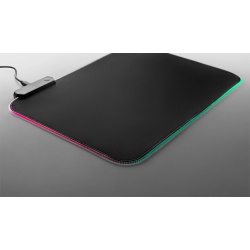 THORNE MOUSEPAD RGB. Mouse de gaming mat cu lumini LED RGB din poliester - Negru - Img 3