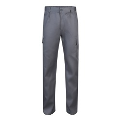 VL AINE. Pantaloni din twill cu buzunare multiple (190g/m²), din bumbac (20%) și poliester (80%) - Img 5