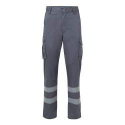 VL DIONYSUS. Pantaloni extensibili cu mai multe buzunare (240g/m²), din bumbac (46%), EME (38%) și poliester (16%) - Img 3