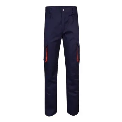 VL HYPNOS. Pantaloni de twill cu buzunare multiple în două tonuri (200g/m²), din bumbac (35%) și poliester (65%) - Img 6