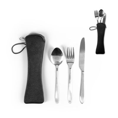 WILEY. Set de tacâmuri din oțel inoxidabil, 3 piese - Img 2
