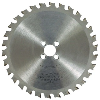 Lama 93542 carbura de tungsten 165mm / Z30