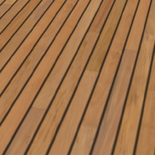Deck lemn Garapa KD 90mm profil drept grading