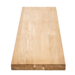 Panou stejar masiv stratificat 2S 40mm lamela continua brut