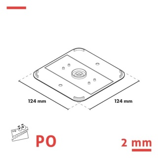 Pad plastic protectie plot Raptor schita