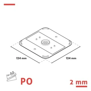 Pad plastic protectie plot Raptor schita
