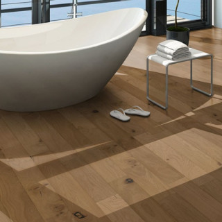 Parchet dublustratificat stejar Rustic 4V baie