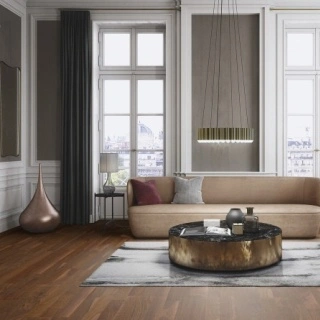 Parchet Longstrip 215/14mm 3S Walnut American Andante Mat