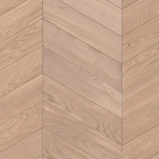 Chevron Stejar STEPPE 60° Rustic Lac Mat