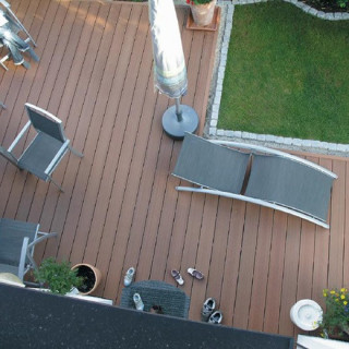 Deck WPC 140/21.5mm Cognac prof. Antialunecare