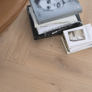 Parchet Herringbone Boen stejar Animoso 138/14mm ulei alb