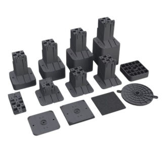 Plot suport reglabil 65-95mm set complet