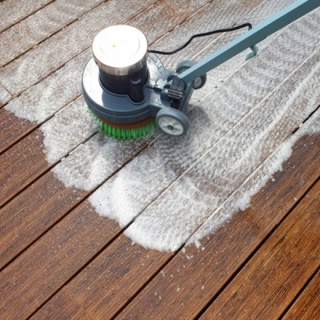 Tover Deck-Soap 1L detergent curatare intretinerere terase lemn scrubber