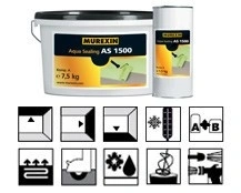 AQUA SEALING AS1500 RAL7032 SET 9KG (vopsea epoxi kieselgrau)