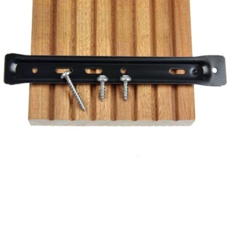 Set 50 cleme K otel fixare deck latime 75-100mm negru