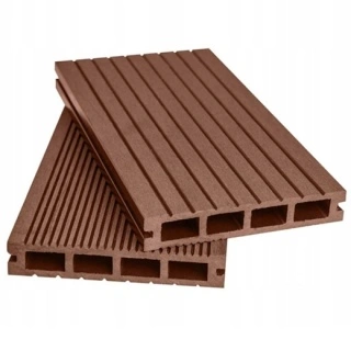 Deck WPC 140x25mm Dark Brown antiderapant
