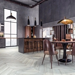 SPC Herringbone 2112 REYKJAVIK OAK room