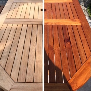 Ulei Teak Overmat protectie lemn exterior mobilier