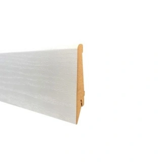 Plinta MDF Decor Stejar Furnir Alb