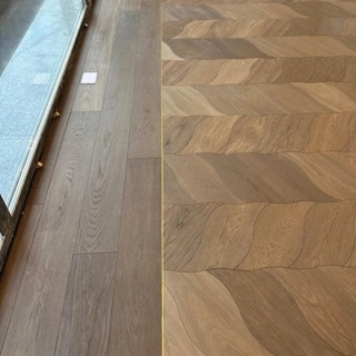 Profil trecere T 5mm din alama naturala cluj