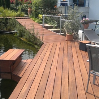 Deck Ipe 90/21mm profil KD glatt/glatt cluj