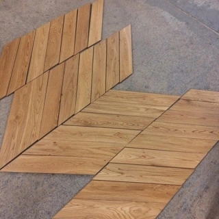 Parchet chevron stejar CD 95x10mm lac extra mat sibiu