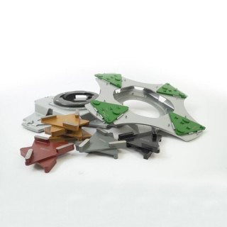 Set Diamant Triseg G20 MF Rosu 4buc - Img 3