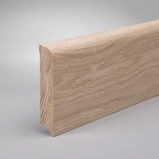 Plinta 60mm Stejar Masiv G ulei alb 15%