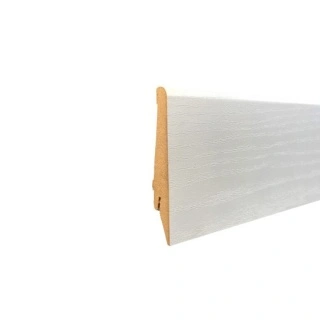 plinta mdf furnir alb periat