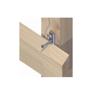 Clema S metal 115x22mm fixare fatada lemn 57-7mm