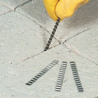 Cleme metalice 125mm reparatie fisuri sapa 