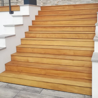 Deck Lemn Garapa KD 145/21mm trepte