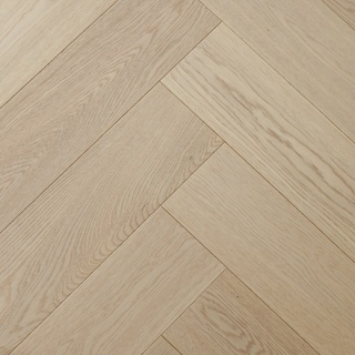 Parchet Herringbone Stejar Mont Blanc lac alb