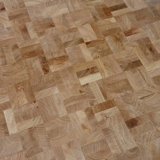 Parchet Stejar End Grain 10/18mm Rustic Patrat