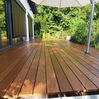 Deck Ipe 145/21mm profil drept finisat ulei