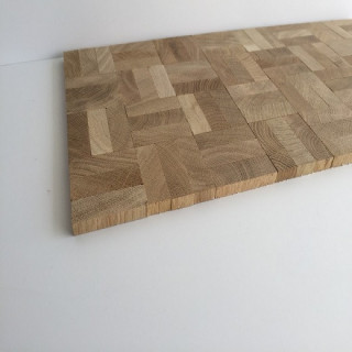 stejar rustic end grain