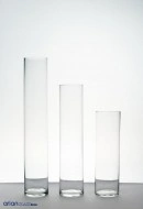 Glass cylinder H 40 D 9