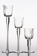 Set sfesnice sticla inalte Sophia H 20-50 cm