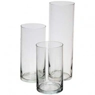 Glass cylinder H 20 D 12