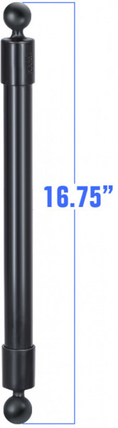 RAM® 42,5 cm-es PVC hosszabbító cső 1"-os golyókkal