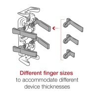 RAM® Finger-Grip™ univerzális telefon - GPS - PMR-rádió tartó szerkezet kormányra v. csőre
