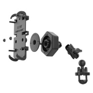 RAM® Quick-Grip™ XL telefontartó szett Vibe-Safe™ adapterrel kormányra v. csőre, rövid karral